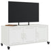 Dulap TV, alb, 100,5x39x43,5 cm, oțel laminat la rece - WALTI WALTI