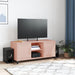 Dulap TV, roz, 100,5x39x43,5 cm, oțel laminat la rece - WALTI WALTI