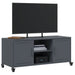 Dulap TV, antracit, 100,5x39x43,5 cm, oțel laminat la rece - WALTI WALTI
