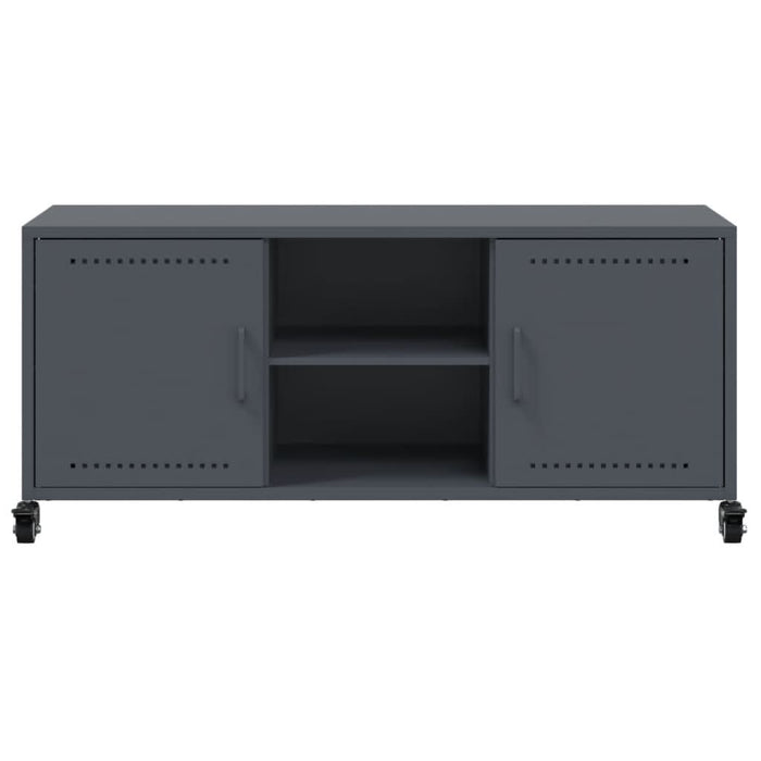 Dulap TV, antracit, 100,5x39x43,5 cm, oțel laminat la rece - WALTI WALTI
