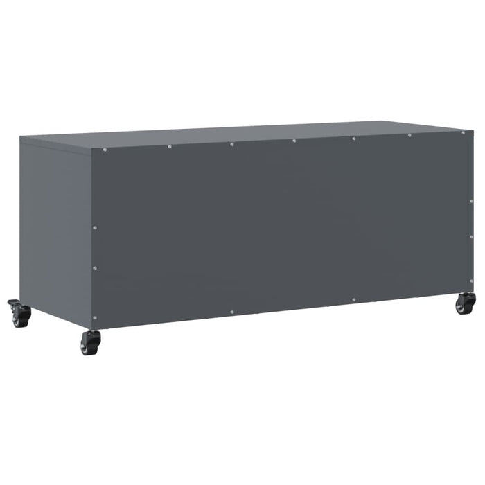 Dulap TV, antracit, 100,5x39x43,5 cm, oțel laminat la rece - WALTI WALTI