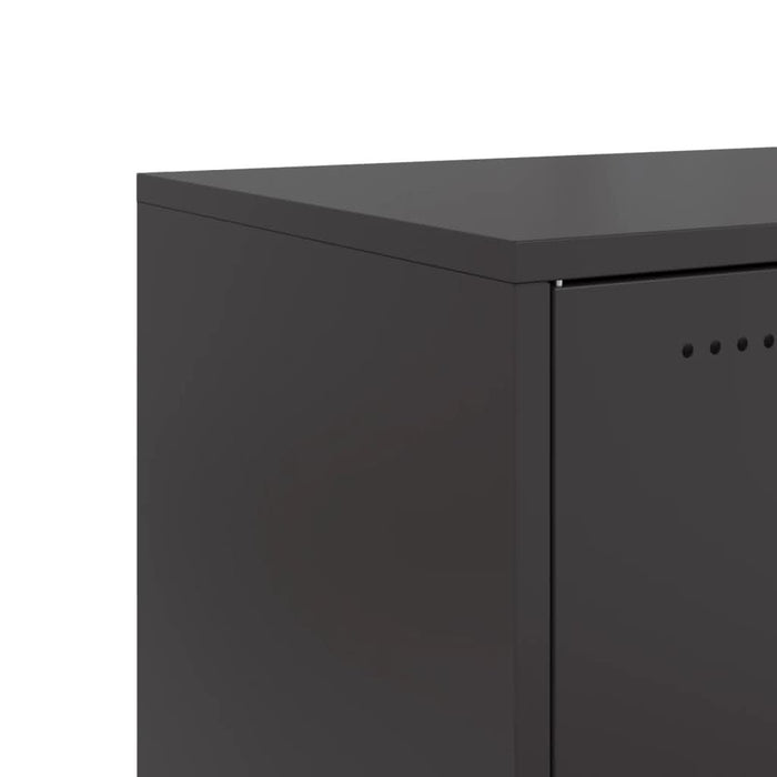 Dulap TV, negru, 68x39x43,5 cm, oțel laminat la rece - WALTI WALTI