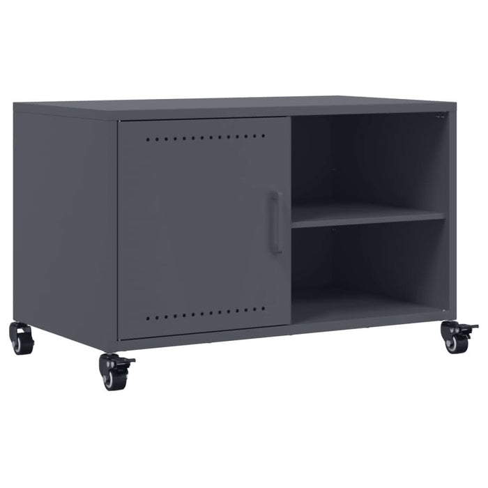Dulap TV, antracit, 68x39x43,5 cm, oțel laminat la rece - WALTI WALTI