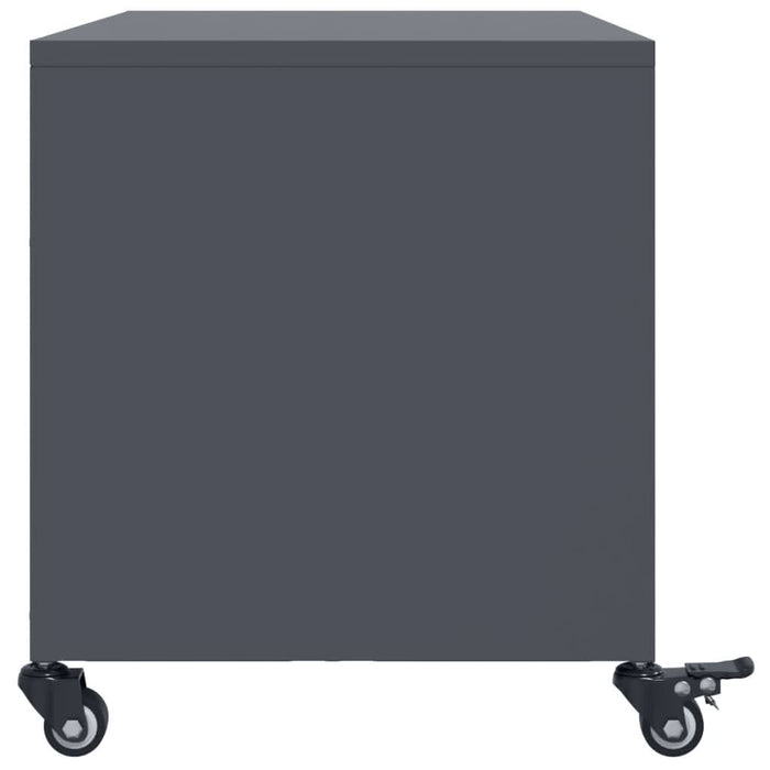 Dulap TV, antracit, 68x39x43,5 cm, oțel laminat la rece - WALTI WALTI