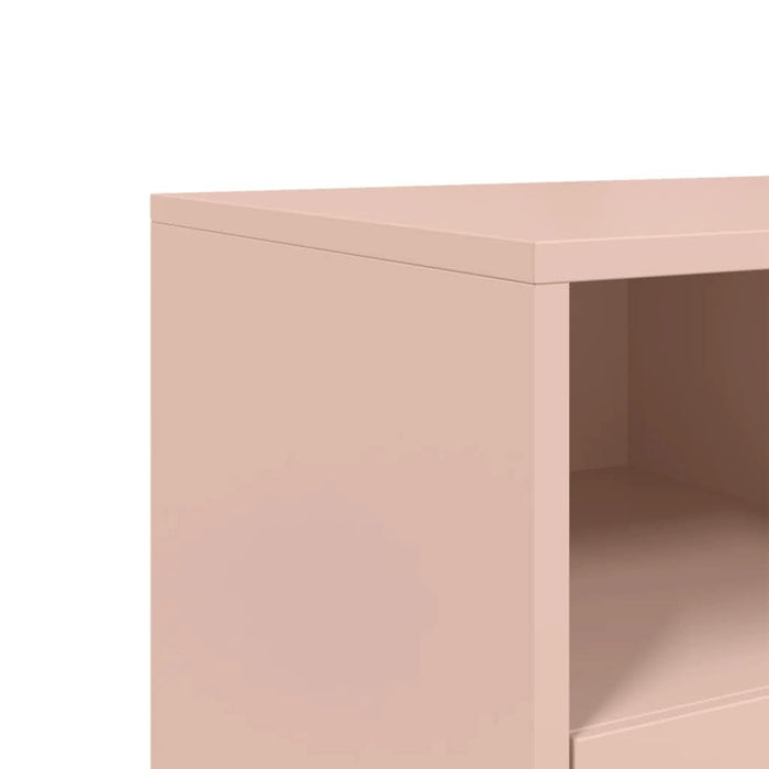 Dulap TV, roz, 100,5x39x43,5 cm, oțel laminat la rece - WALTI WALTI