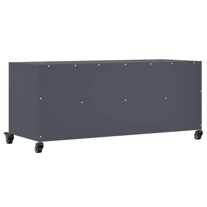 Dulap TV, antracit, 100,5x39x43,5 cm, oțel laminat la rece - WALTI WALTI