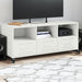 Dulap TV, alb, 100,5x39x43,5 cm, oțel laminat la rece - WALTI WALTI