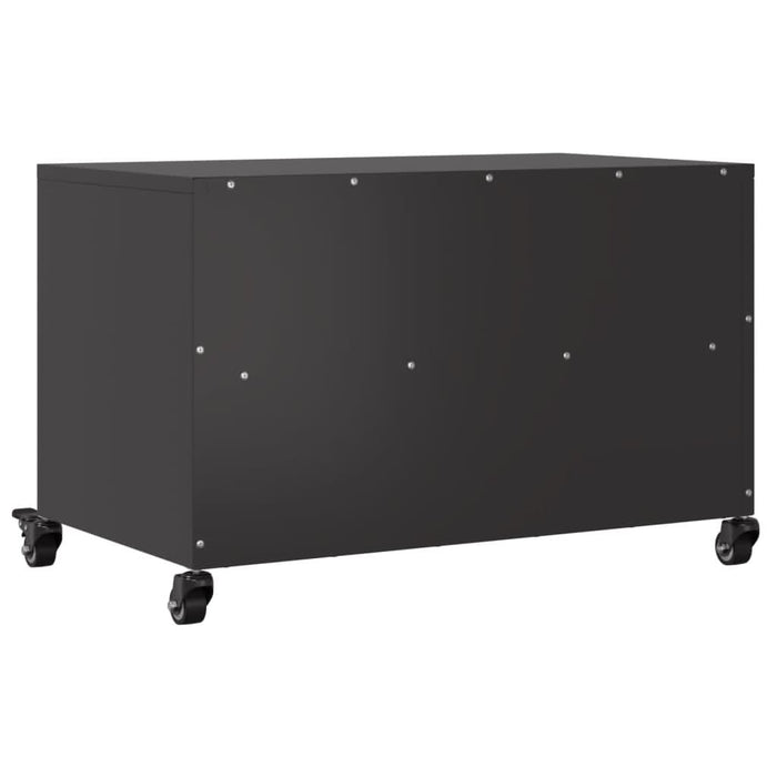 Dulap TV, negru, 68x39x43,5 cm, oțel laminat la rece - WALTI WALTI