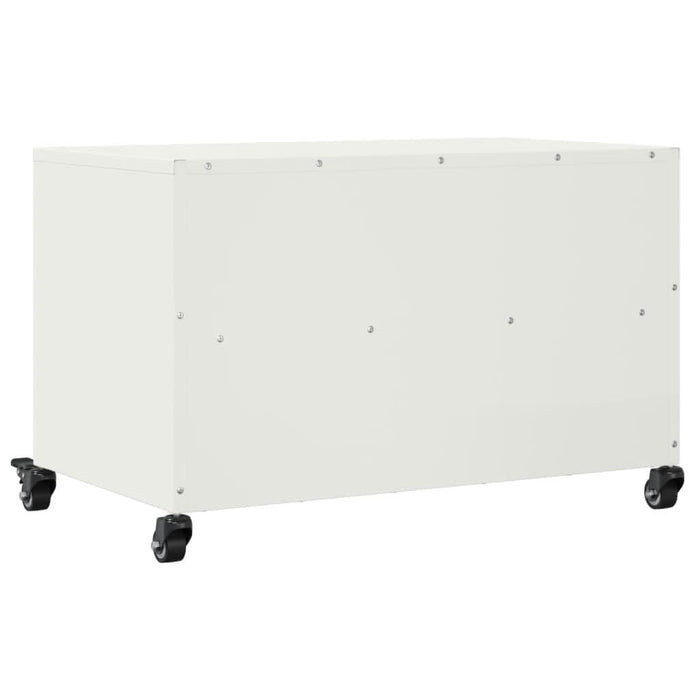 Dulap TV, alb, 68x39x43,5 cm, oțel laminat la rece - WALTI WALTI