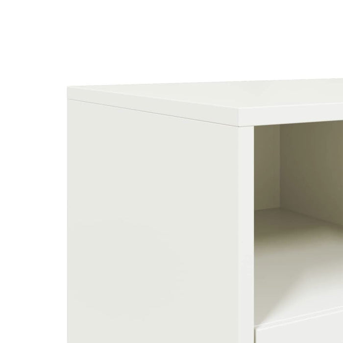 Dulap TV, alb, 68x39x43,5 cm, oțel laminat la rece - WALTI WALTI