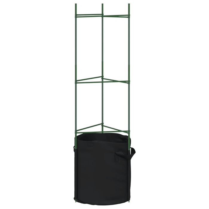 Suport pentru roșii cu sac de plante, 2 buc., 116 cm oțel și PP - WALTI WALTI