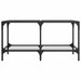 Măsuță de cafea blat din sticlă transparentă 78,5x40x40 cm oțel - WALTI WALTI