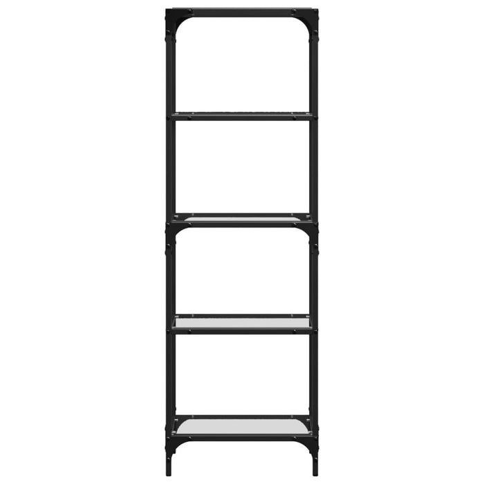 Suport depozitare blat din sticlă transparentă 40x30x123cm oțel - WALTI WALTI