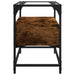 Dulap TV blat sticlă stejar fumuriu 60x35x51 cm lemn prelucrat - WALTI WALTI