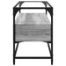 Dulap TV blat sticlă, gri sonoma, 98x35x51 cm lemn prelucrat - WALTI WALTI