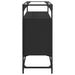 Dulap, blat din sticlă negru 98x35x81 cm lemn prelucrat - WALTI WALTI