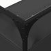 Dulap, blat din sticlă negru 98x35x81 cm lemn prelucrat - WALTI WALTI