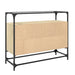 Dulap, blat din sticlă stejar sonoma 98x35x81 cm lemn prelucrat - WALTI WALTI