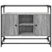 Dulap, blat din sticlă gri sonoma 98x35x81 cm lemn prelucrat - WALTI WALTI