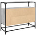 Dulap, blat din sticlă gri sonoma 98x35x81 cm lemn prelucrat - WALTI WALTI
