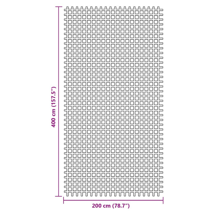 Covor pentru cort, antracit, 4x2 m - WALTI WALTI