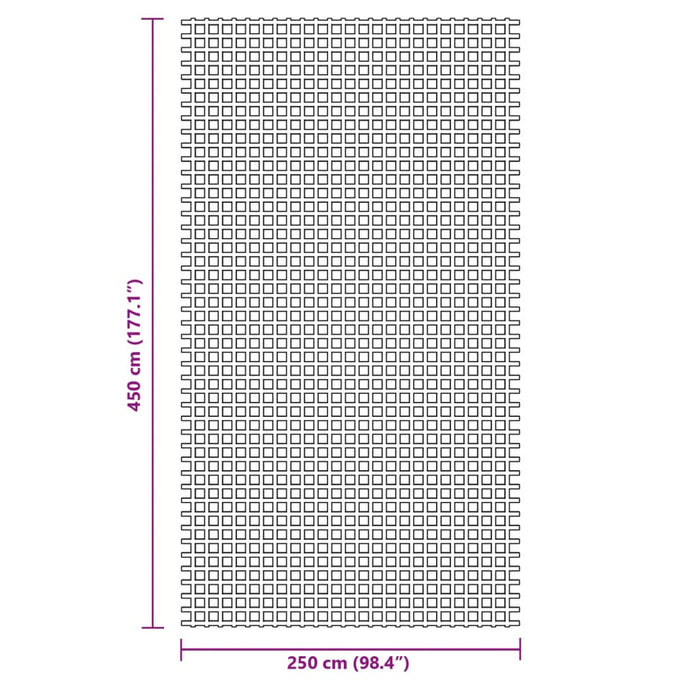 Covor pentru cort, antracit, 4,5x2,5 m - WALTI WALTI