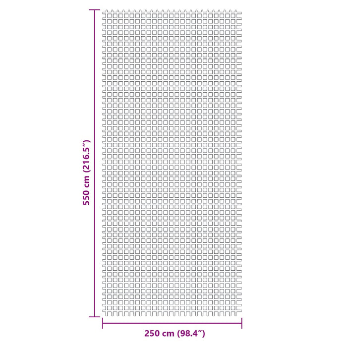Covor pentru cort, antracit, 5,5x2,5 m WALTI