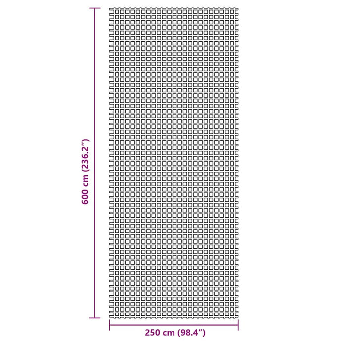 Covor pentru cort, antracit, 6x2,5 m - WALTI WALTI
