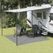 Covor pentru cort, antracit, 3x3 m - WALTI WALTI