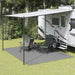 Covor pentru cort, antracit, 4x3 m - WALTI WALTI