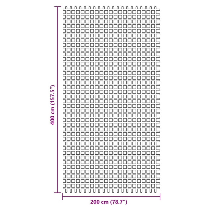 Covor pentru cort, albastru, 4x2 m WALTI