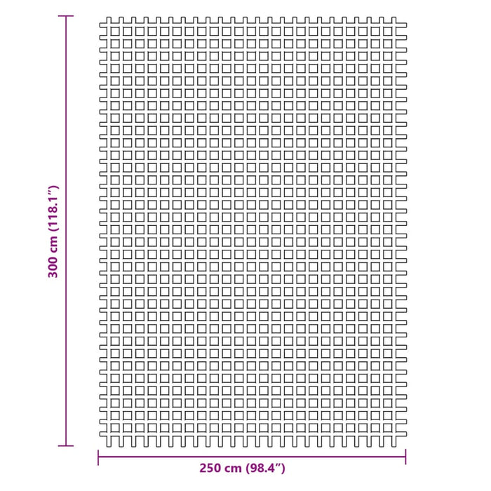 Covor pentru cort, albastru, 3x2,5 m - WALTI WALTI