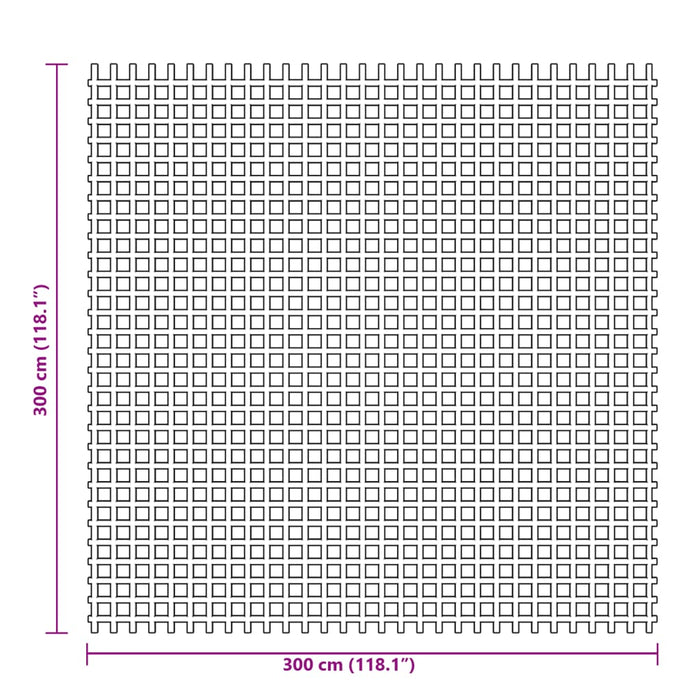 Covor pentru cort, albastru, 3x3 m - WALTI WALTI