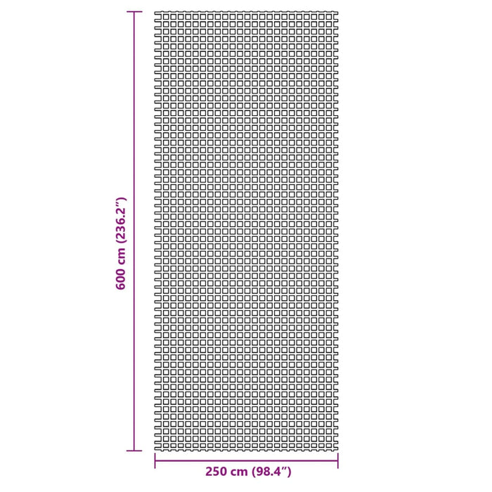 Covor pentru cort, verde, 6x2,5 m - WALTI WALTI