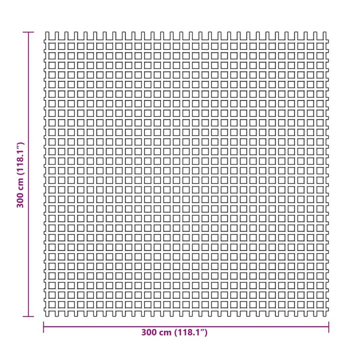 Covor pentru cort, verde, 3x3 m - WALTI WALTI