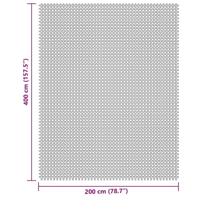 Covor pentru cort, crem, 4x2 m WALTI