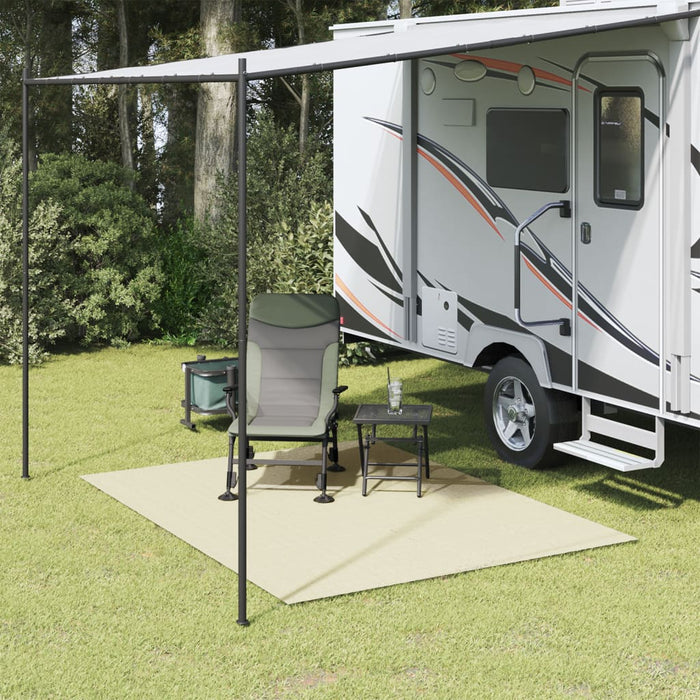 Covor pentru cort, crem, 4x2 m WALTI