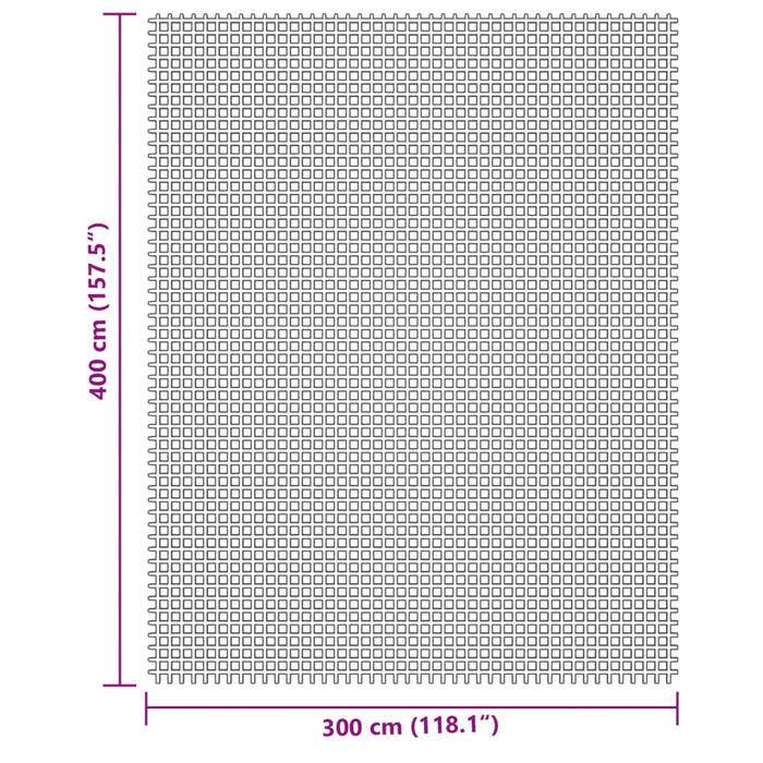 Covor pentru cort, crem, 4x3 m WALTI