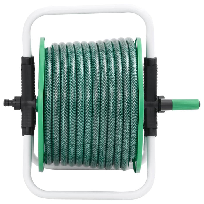 Tambur pentru furtun autonom, verde, cu furtun PVC de 30 m - WALTI WALTI