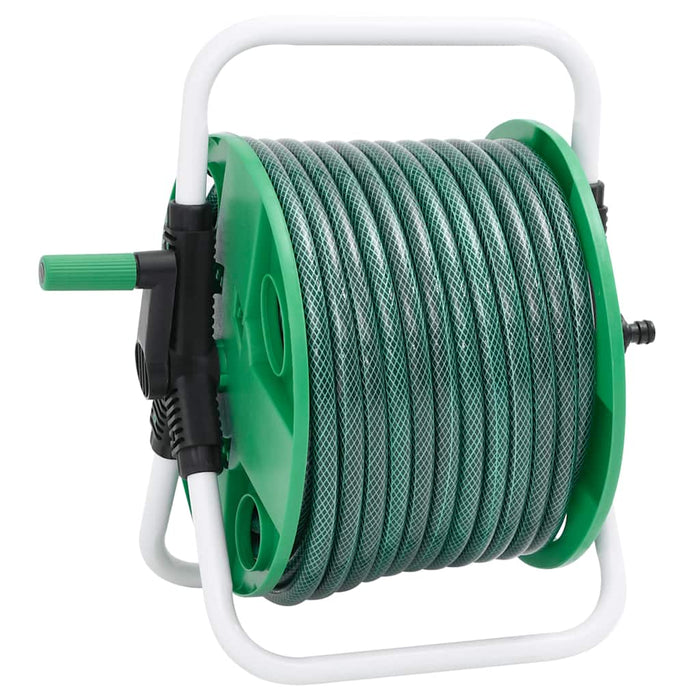 Tambur furtun autonom verde set racorduri furtun 0,5" 20 m PVC - WALTI WALTI