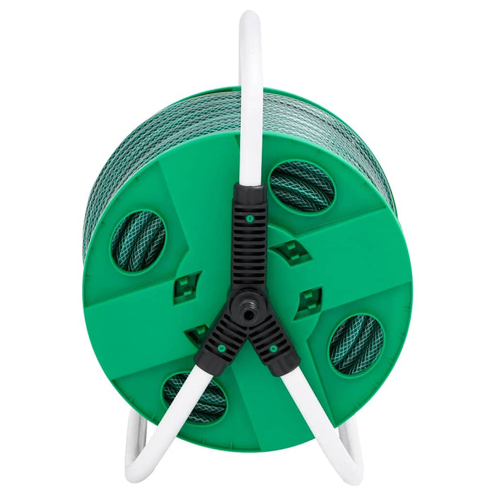 Tambur furtun autonom verde set racorduri furtun 0,5" 30 m PVC - WALTI WALTI
