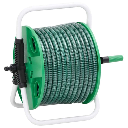 Tambur furtun autonom verde set racorduri furtun 0,5" 50 m PVC - WALTI WALTI