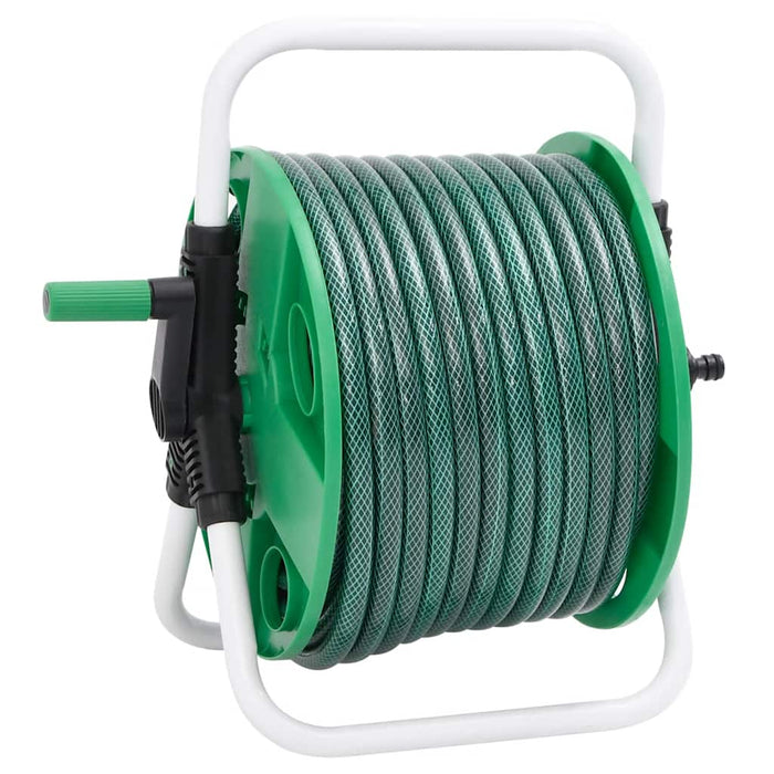 Tambur furtun autonom verde set racorduri furtun 0,5" 50 m PVC - WALTI WALTI