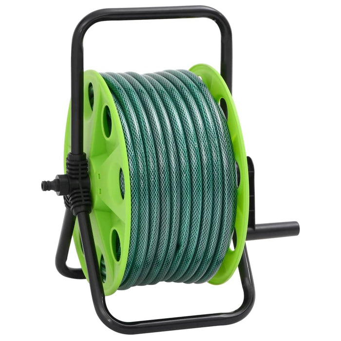 Tambur pentru furtun autonom, verde, cu furtun PVC de 20 m - WALTI WALTI