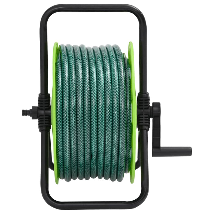 Tambur pentru furtun autonom, verde, cu furtun PVC de 20 m - WALTI WALTI