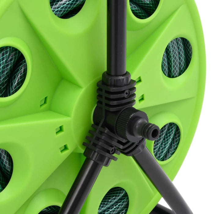 Tambur pentru furtun autonom, verde, cu furtun PVC de 30 m - WALTI WALTI