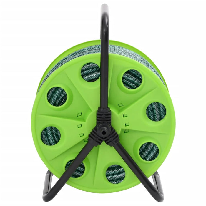 Tambur pentru furtun autonom, verde, cu furtun PVC de 50 m - WALTI WALTI