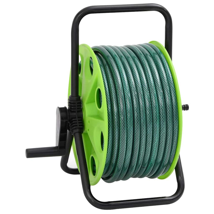 Tambur furtun autonom verde set racorduri furtun 0,5" 50 m PVC - WALTI WALTI
