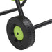 Cărucior tambur furtun verde set racorduri furtun 0,5" 30 m PVC - WALTI WALTI