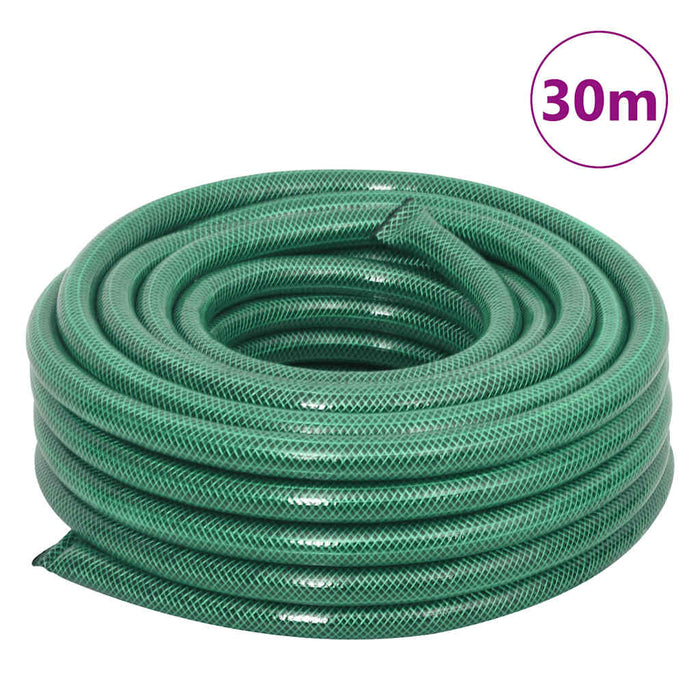 Cărucior tambur furtun verde set racorduri furtun 0,75" 30m PVC - WALTI WALTI